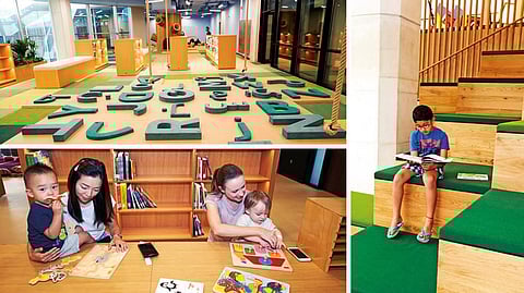 Abu Dhabi Children’s Library did not only looked at cutting-edge libraries around the world, we also asked children: what is a library?