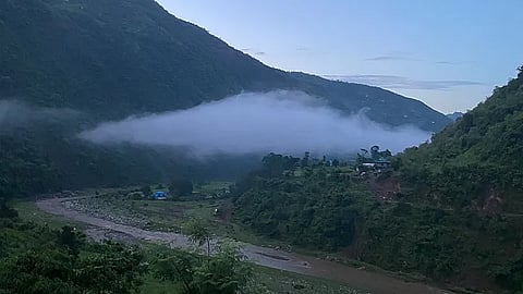 River Giri behind Sri Badrika Ashram, Himachal Pradesh