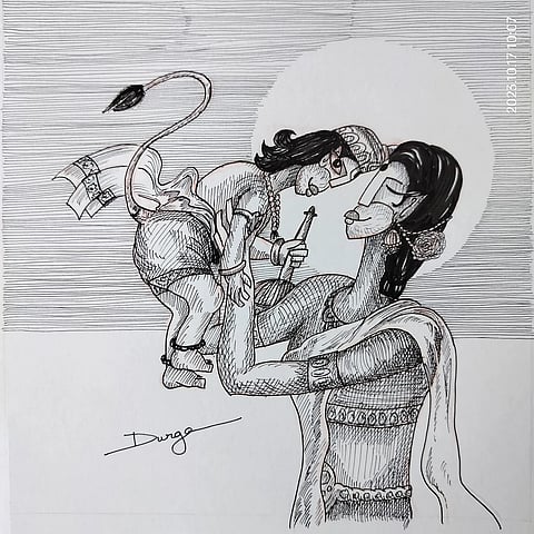 The Story of Hanuman’s Mother Anjana