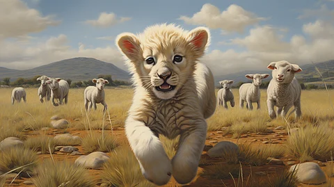 The Lion and the Sheep