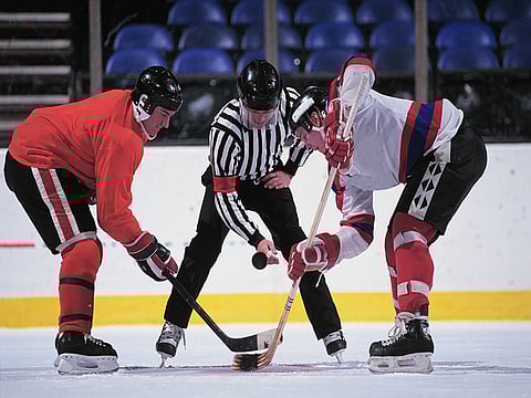 hockey faceoff