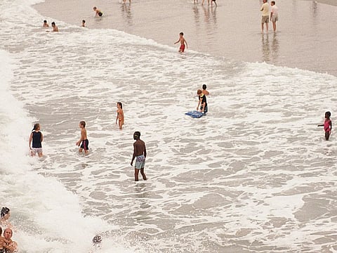 beachgoers