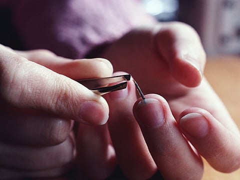 pulling a splinter with a clipper