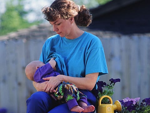 mother breastfeeding