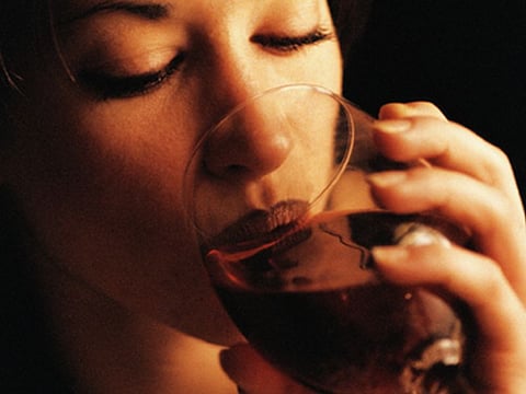 woman drinking