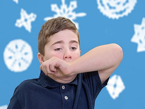 boy with cold