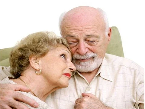 elderly couple