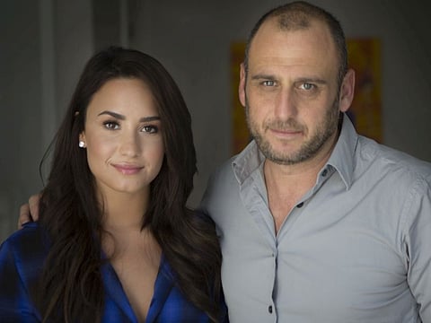 Photographer Shaul Schwartz and Demi Lovato