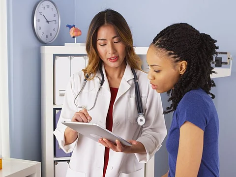 patient and doctor