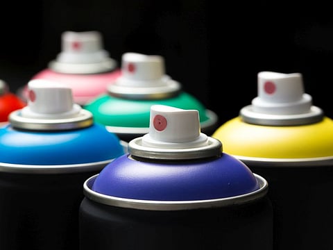 spray cans