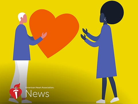 a couple with a heart