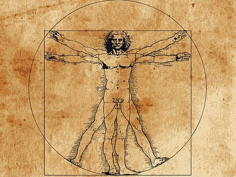 Leonardo\'s vitruvian man