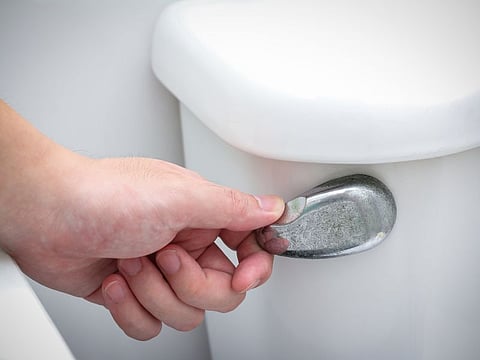 Bajar la tapa no eliminará la propagación de virus al jalarle al inodoro