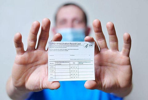 vaccine card COVID