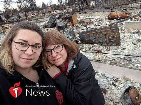 AHA News: Wildfires Can Cause Mental Health Damage That Smolders Years After the Flames Go Out