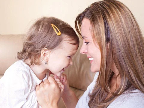mother and daughter