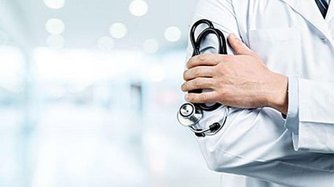 a doctor with stethoscope