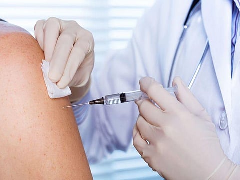 adult getting vaccinated