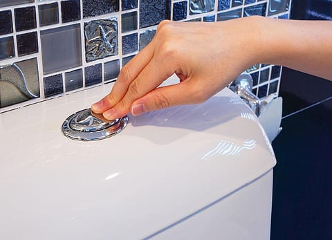 toilet flush incontinence