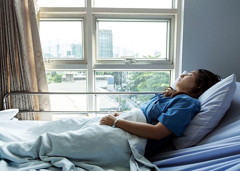 hospital woman