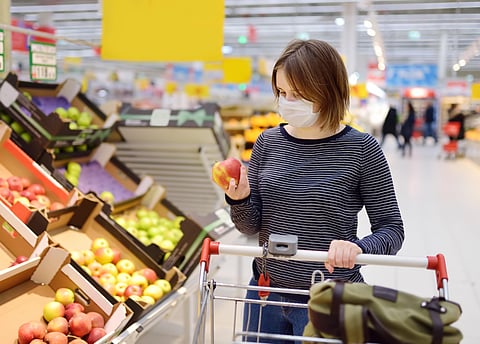 mask shopping grocery