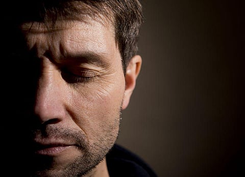 assault pain stress man