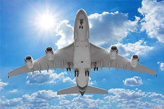 airplane travel plane flying