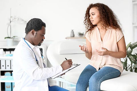 patient doctor woman black