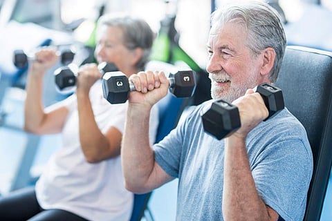 weights exercise seniors