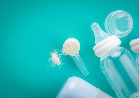 infant formula bottle powder