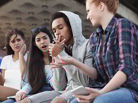 teen smoking