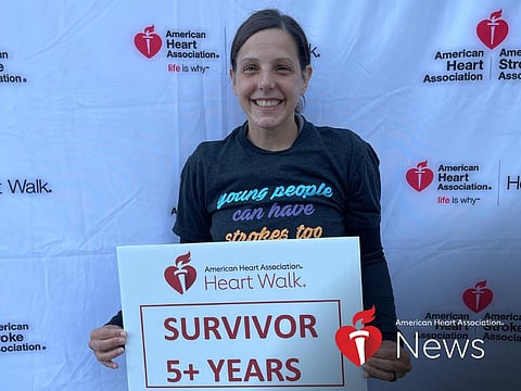 AHA News: Days Before Christmas, New Mom Had a Stroke