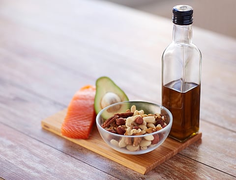 salmon olive oil nuts avocado