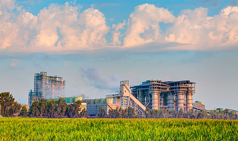 emission from a plant