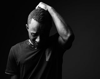 depression depressed man Black