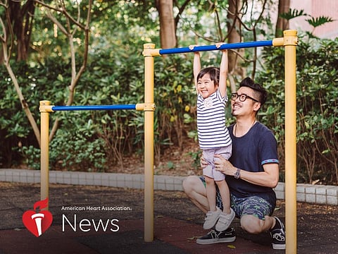 AHA News: Hey, Dads: You Play a Big and Important Role in Your Kids' Health