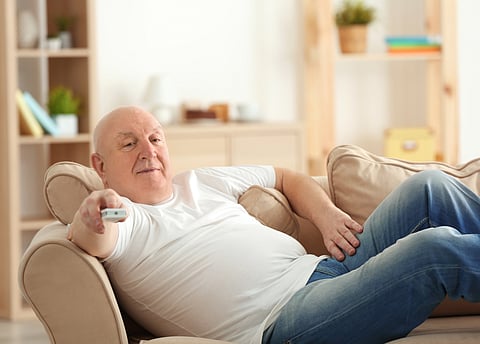man television overweight