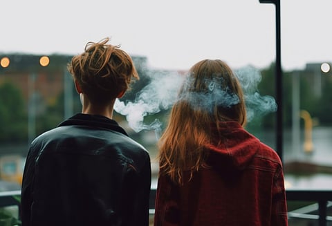 smoking teens