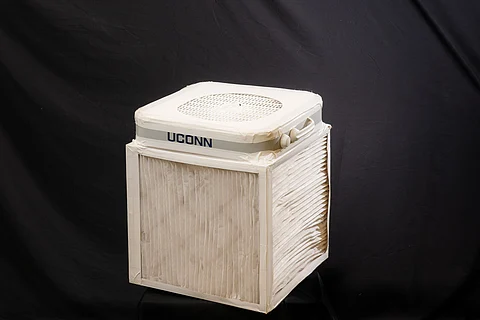 A Corsi-Rosenthal Box air purifier