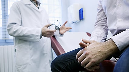 Una patente siendo diagnosticada