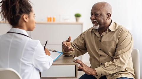 black male patient