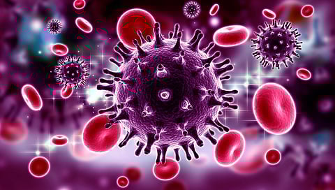 hiv virus blood