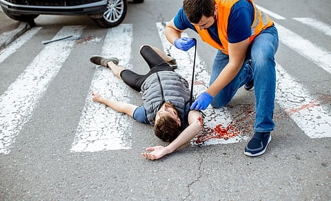 pedestrian injury accident