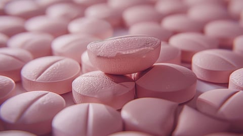 pale pink pills