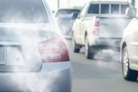 exhaust air pollution smog