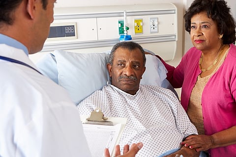 black prostate cancer patient