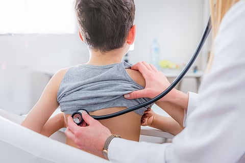 lung stethoscope respiratory child