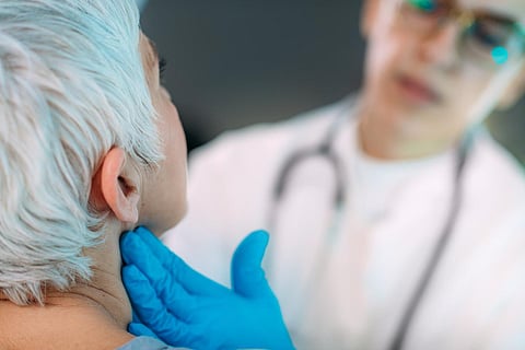 head and neck cancer glands throat