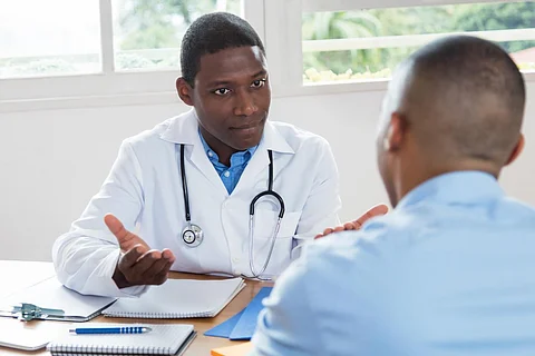 doctor patient black race