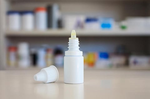 eye ear drops medicine bottle
